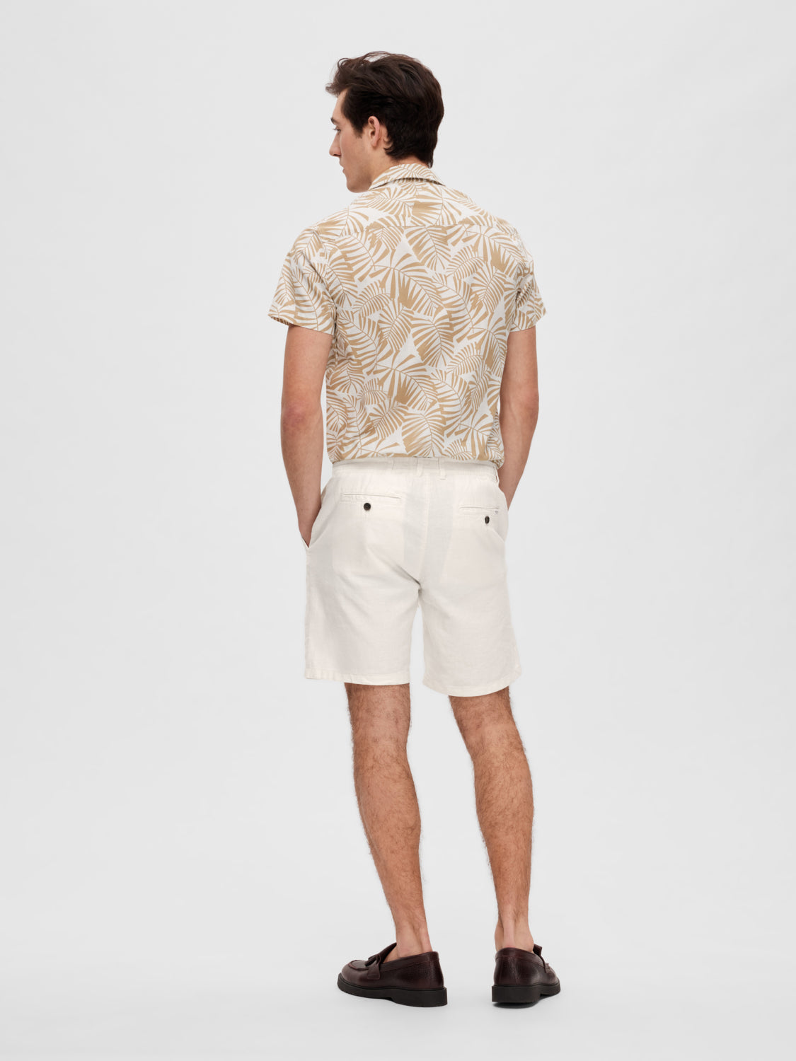 SELECTED HOMME - REGULAR-BRODY Shorts - Cloud Dancer